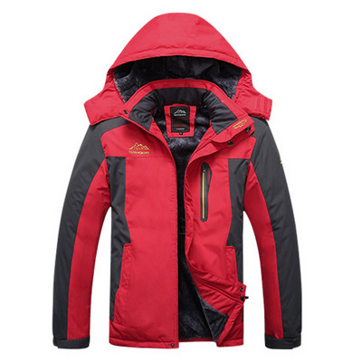 THE ARCTIC LIGHT Skijaška jakna Muška vodootporna flis termo jakna za snijeg za vanjsko planinsko skijanje Jakna za daskanje na snijegu 195CM 9XL