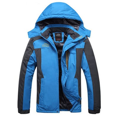 THE ARCTIC LIGHT Skijaška jakna Muška vodootporna flis termo jakna za snijeg za vanjsko planinsko skijanje Jakna za daskanje na snijegu 195CM 9XL
