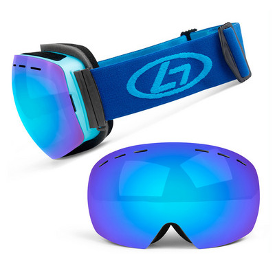 Snap-on dvoslojne leće PC Skijanje Anti-fog UV400 Snowboard naočale Muškarci Žene Skijaške naočale torbica