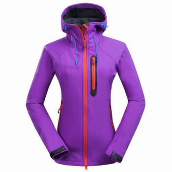 Thermal Softshell μπουφάν σκι για γυναίκες για εξωτερικούς χώρους αντιανεμικό σνόουμπορντ μπουφάν για σκι Πεζοπορία αθλητικά ρούχα για χιόνι Ρούχα πατινάζ