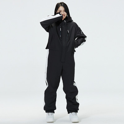 Salopetă de schi, iarna 2022, noua, costum de schi pentru femei, set de schi dintr-o bucată, jachetă de snowboard în aer liber, salopetă pentru bărbați, pantaloni de zăpadă caldi, impermeabili