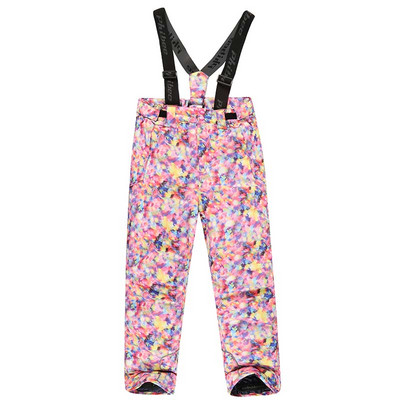 Detector - pantaloni de zăpadă de 35 de grade plus pantaloni de damă cu talie elastică pantaloni de patinaj iarnă schi pantaloni de schi în aer liber pentru femei