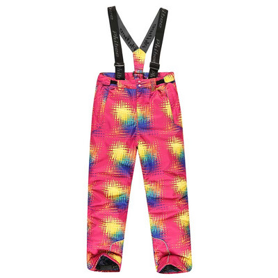 Detector - pantaloni de zăpadă de 35 de grade plus pantaloni de damă cu talie elastică pantaloni de patinaj iarnă schi pantaloni de schi în aer liber pentru femei