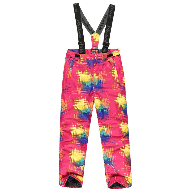 Detector - pantaloni de zăpadă de 35 de grade plus pantaloni de damă cu talie elastică pantaloni de patinaj iarnă schi pantaloni de schi în aer liber pentru femei