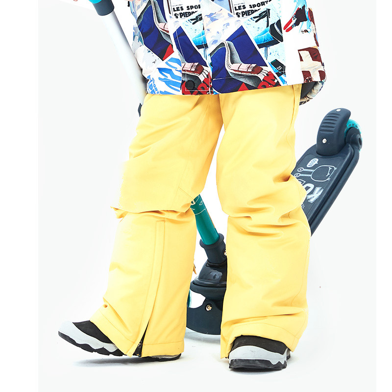 Pantaloni de schi pentru fete mici Pantaloni de snowboard impermeabili iarna pentru copii noi Pantaloni de schi pentru copii