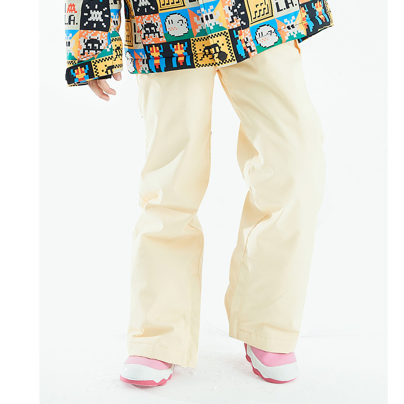 Pantaloni de schi pentru fete mici Pantaloni de snowboard impermeabili iarna pentru copii noi Pantaloni de schi pentru copii