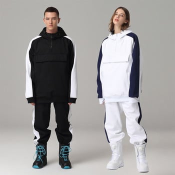 Unisex Ski Snowboard Κοστούμι Γυναικείο Ανδρικό μπουφάν για ένδυση σκι Αντιανεμικό αδιάβροχο Fleece του σκι για υπαίθριο αθλητικό φούτερ Ζεστό παλτό