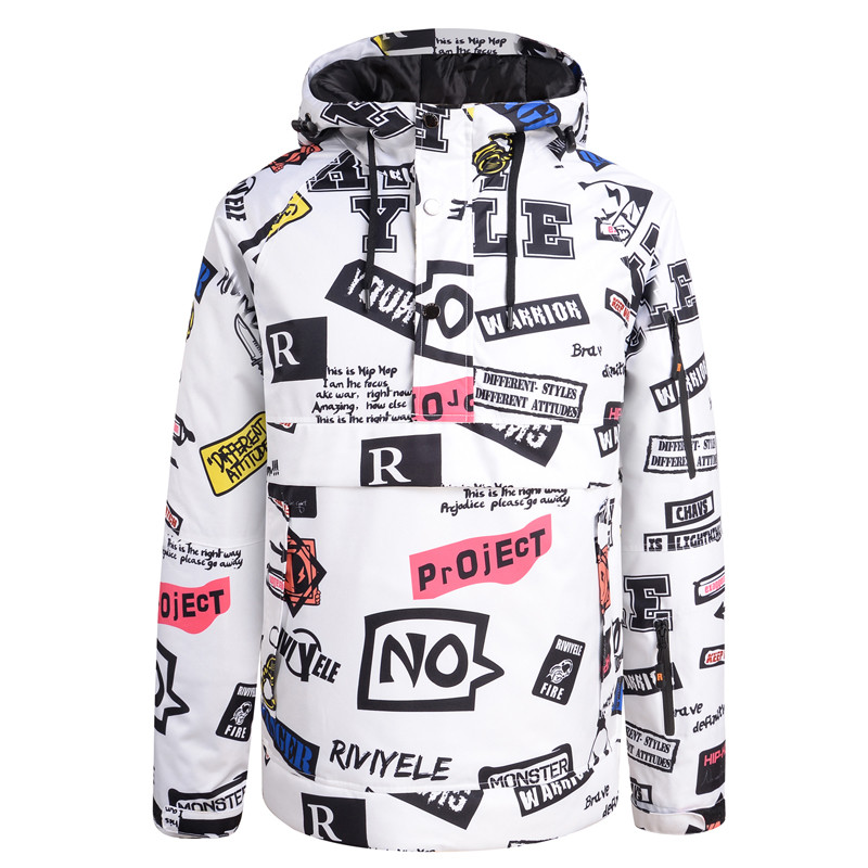 Noua costumație de schi iarnă pentru bărbați, hanorac pentru snowboarding, 2019, de înaltă calitate, cu glugă, pentru sport în aer liber, pentru sport, pentru femei, pentru snowboard.