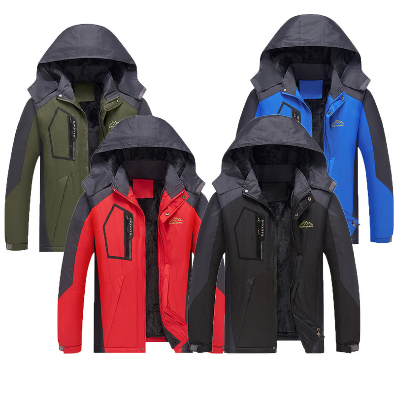 Žieminiai sniego kostiumai Vyriški slidinėjimo kostiumai Vyriški snieglenčių vilnos striukės kelnės storos, šiltos, vandeniui atsparios, vėjui atsparios slidinėjimo ir snieglenčių sporto rinkiniai