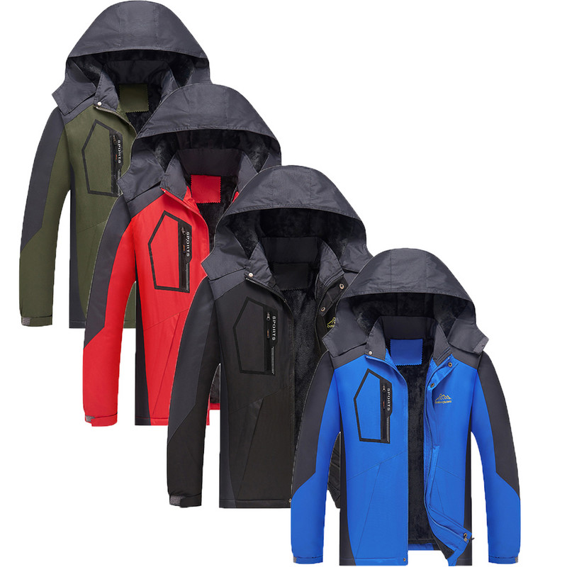 Žieminiai sniego kostiumai Vyriški slidinėjimo kostiumai Vyriški snieglenčių vilnos striukės kelnės storos, šiltos, vandeniui atsparios, vėjui atsparios slidinėjimo ir snieglenčių sporto rinkiniai