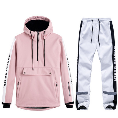 Zimski novi skijaški set Hoodies Ženske muške Tople jakne za daskanje na otvorenom Snježne hlače Skijaška odijela Vjetrootporne Vodootporne kombinezone