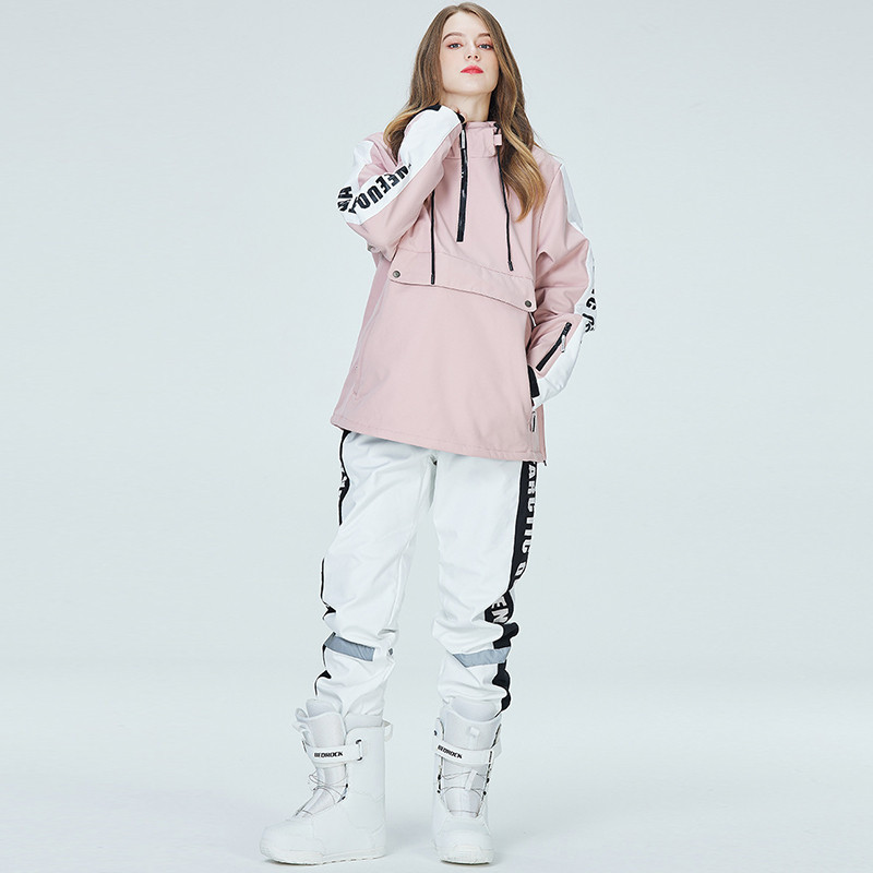 Zimski novi skijaški set Hoodies Ženske muške Tople jakne za daskanje na otvorenom Snježne hlače Skijaška odijela Vjetrootporne Vodootporne kombinezone
