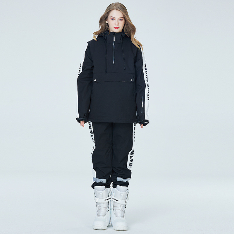 Zimski novi skijaški set Hoodies Ženske muške Tople jakne za daskanje na otvorenom Snježne hlače Skijaška odijela Vjetrootporne Vodootporne kombinezone