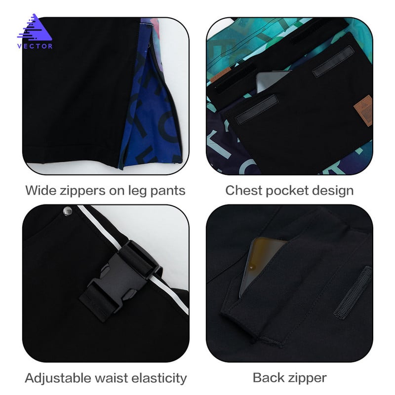 Pantaloni de schi foarte groși pentru bărbați și femei