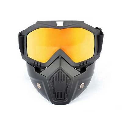 Muškarci Žene Skijanje Snowboard maska Motorne sanke Skijaške naočale Zaštitne naočale otporne na vjetar Motocross Zaštitne naočale s filterom za usta