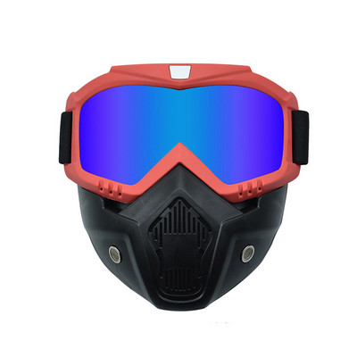 Muškarci Žene Skijanje Snowboard maska Motorne sanke Skijaške naočale Zaštitne naočale otporne na vjetar Motocross Zaštitne naočale s filterom za usta