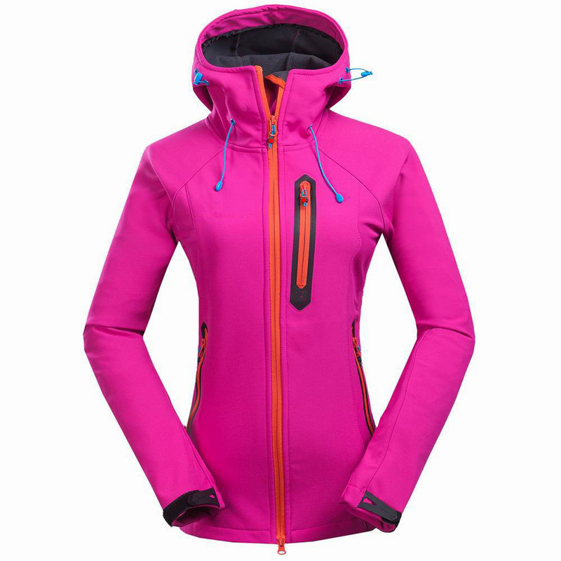 Външно ски яке Дамско ветроустойчиво термо софтшел яке за сноуборд Ски облекло за сняг Кънки Дрехи Спортно облекло за туризъм