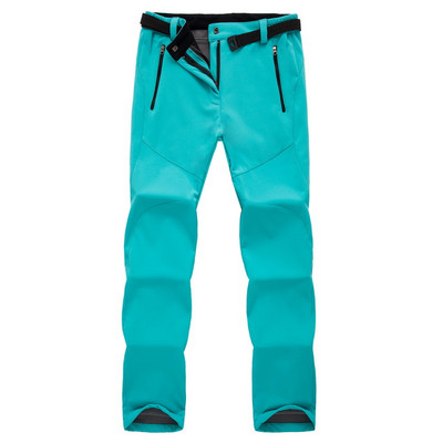 TRVLWEGO Thermal Softshell Pješačenje Skijanje Snowboard Kampiranje Klizanje Vodootporne hlače od flisa za trekking na otvorenom za žene