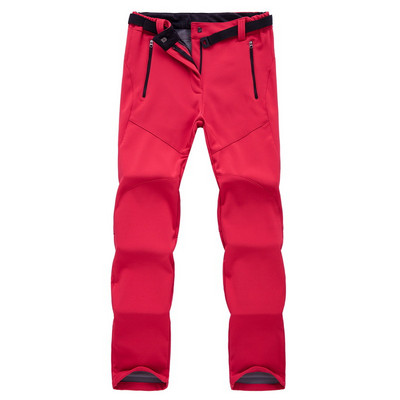 TRVLWEGO Thermal Softshell Pješačenje Skijanje Snowboard Kampiranje Klizanje Vodootporne hlače od flisa za trekking na otvorenom za žene