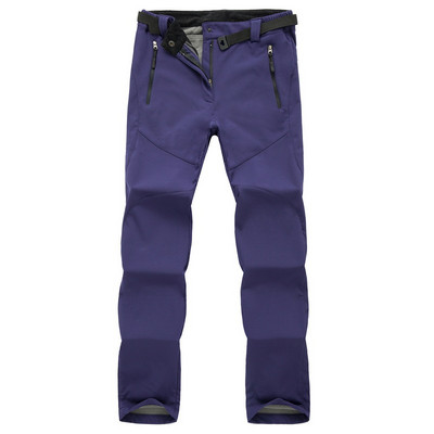 TRVLWEGO Thermal Softshell Pješačenje Skijanje Snowboard Kampiranje Klizanje Vodootporne hlače od flisa za trekking na otvorenom za žene