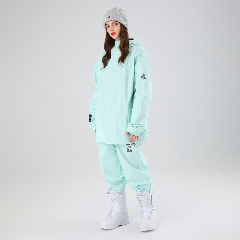 Snowboard ruha női férfi síruha téli kültéri meleg szélálló vízálló sípulcsi dzseki nadrág szett Unisex SK077