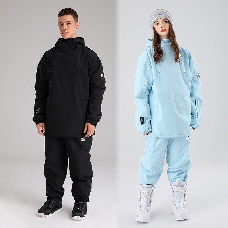 Snowboard ruha női férfi síruha téli kültéri meleg szélálló vízálló sípulcsi dzseki nadrág szett Unisex SK077