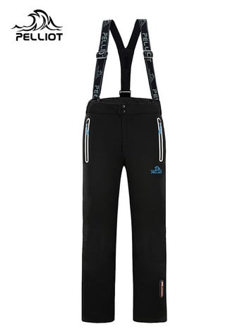 Pelliot Winter Ski Pants Man Αδιάβροχο Skis Suspenders Παντελόνι για σκι Γυναικείο Παντελόνι για σκι Breathable Ζεστό παντελόνι πεζοπορίας φθινοπωρινό Trekking Fleece