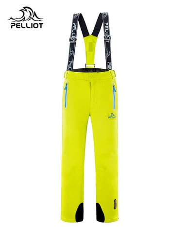 Pelliot Winter Ski Pants Man Αδιάβροχο Skis Suspenders Παντελόνι για σκι Γυναικείο Παντελόνι για σκι Breathable Ζεστό παντελόνι πεζοπορίας φθινοπωρινό Trekking Fleece