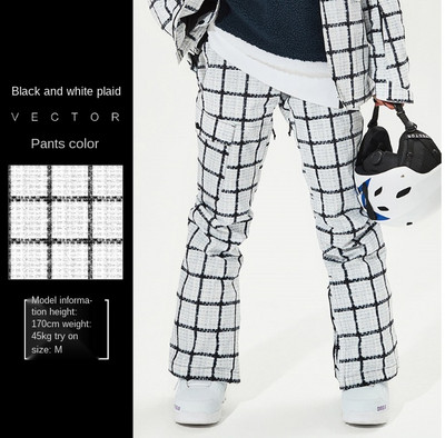 2020 VECTOR Ανδρικά γυναικεία παντελόνια σκι Χειμερινό ζεστό αντιανεμικό αδιάβροχο υπαίθριο αθλητικό Snowboard Σκι Νέο Παντελόνι Plus Size