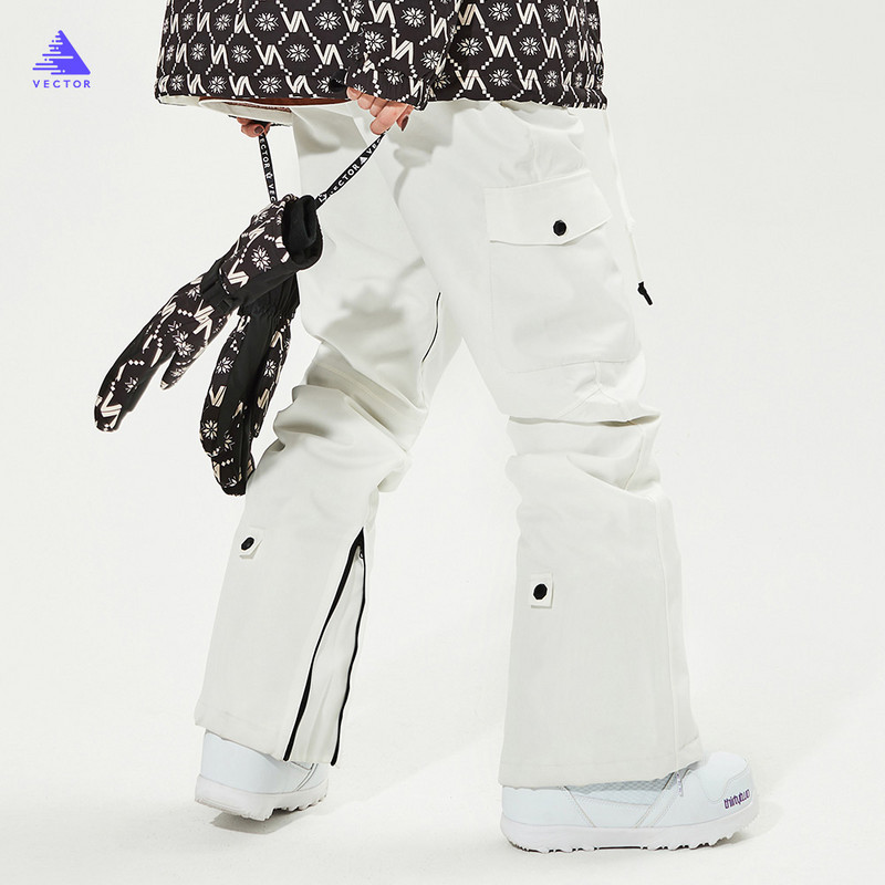 2020 VECTOR Ανδρικά γυναικεία παντελόνια σκι Χειμερινό ζεστό αντιανεμικό αδιάβροχο υπαίθριο αθλητικό Snowboard Σκι Νέο Παντελόνι Plus Size