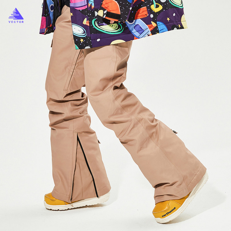 2020 VECTOR Ανδρικά γυναικεία παντελόνια σκι Χειμερινό ζεστό αντιανεμικό αδιάβροχο υπαίθριο αθλητικό Snowboard Σκι Νέο Παντελόνι Plus Size