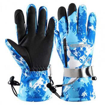 Ски ръкавици Зимни топлинни топли моторни шейни Мъже Жени Водоустойчиви сноуборд Ски аксесоари Ветроустойчиви колоездене Снежни ръкавици