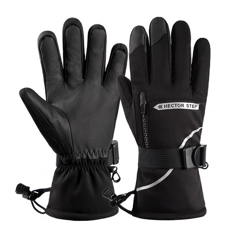 Ски ръкавици Зимни топлинни топли моторни шейни Мъже Жени Водоустойчиви сноуборд Ски аксесоари Ветроустойчиви колоездене Снежни ръкавици