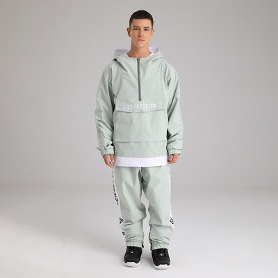 2022 skijaško odijelo široka hip-hop verzija skijaško odijelo odijelo s jednom pločom s dvije daske muško i žensko vodootporno skijaško odijelo uniseks
