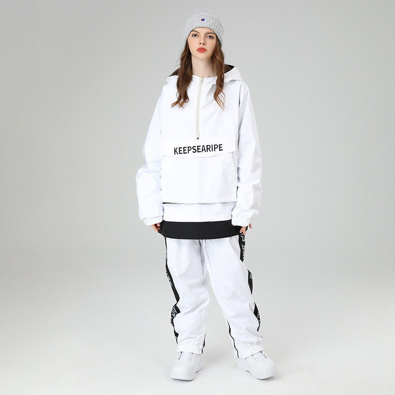2022 skijaško odijelo široka hip-hop verzija skijaško odijelo odijelo s jednom pločom s dvije daske muško i žensko vodootporno skijaško odijelo uniseks