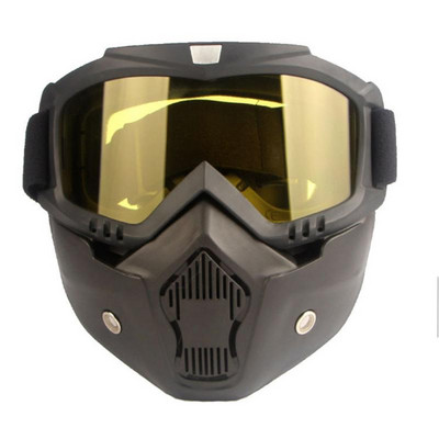 Ochelari de schi snowboard unisex Ochelari de protecție Mască antivânt Ochelari de motocicletă Ochelari de soare de motocross Cască pentru sporturi de iarnă Balaclava