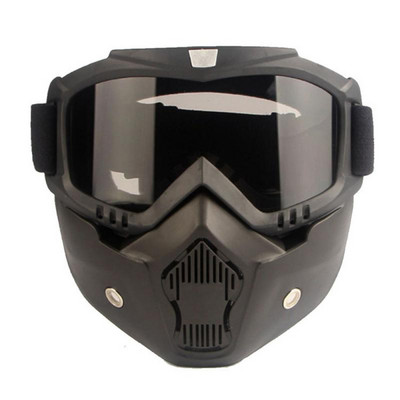 Ochelari de schi snowboard unisex Ochelari de protecție Mască antivânt Ochelari de motocicletă Ochelari de soare de motocross Cască pentru sporturi de iarnă Balaclava