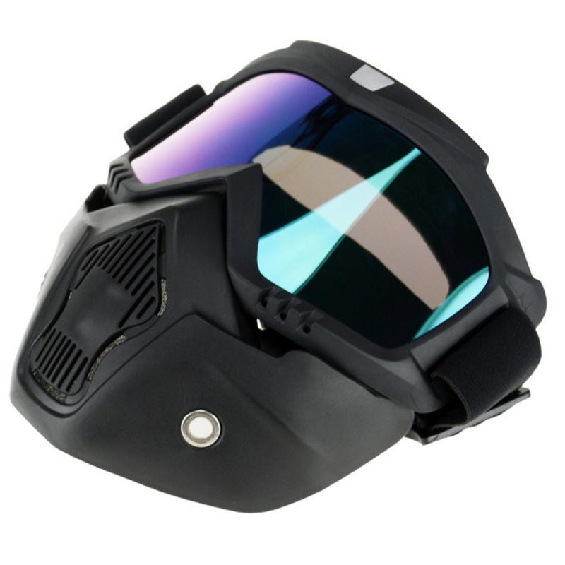 Ochelari de schi snowboard unisex Ochelari de protecție Mască antivânt Ochelari de motocicletă Ochelari de soare de motocross Cască pentru sporturi de iarnă Balaclava