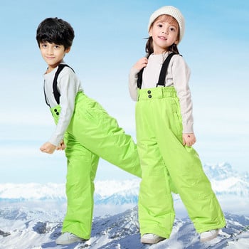 Παντελόνι σκι Παιδικά Κορίτσια Αγόρι Αδιάβροχο Εξωτερικό Αδιάβροχο Παντελόνι Ζεστό Χιόνι Παιδικό Παντελόνι Χειμερινό Σκι και Snowboarding Μάρκα