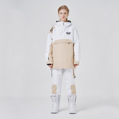 2022 Costum de schi pentru femei Jachetă de snowboard în aer liber caldă + pantaloni Costum de zăpadă pentru bărbați, impermeabilă, respirabilă, pentru schi