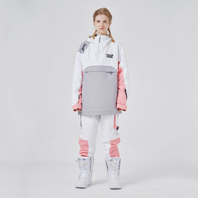 2022 Costum de schi pentru femei Jachetă de snowboard în aer liber caldă + pantaloni Costum de zăpadă pentru bărbați, impermeabilă, respirabilă, pentru schi