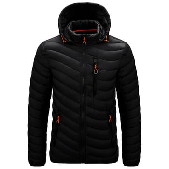 Winter Warm Men Plus μέγεθος Μπουφάν για σκι Φθινοπωρινό Windbreaker Casual Parka Ανδρικό Χειμερινό ελαφρύ φορητό μπουφάν εξωτερικού χώρου