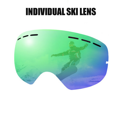 Skijaške naočale Muškarci Žene Naočale za snowboard Zimski sportovi na otvorenom Motorne sanke Sunčane naočale Uv400 dvoslojne leće protiv magljenja Skijanje Gogg