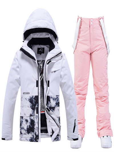 Skijaško odijelo Muško Ženska jakna za snowboarding + hlače Odjeća za snowboarding vodootporna Vjetrootporna skijaška jakna Hlače Debela termo parka