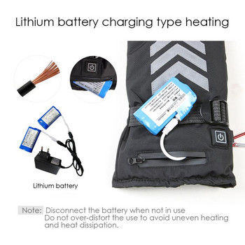 USEU Plug Зимни нагреваеми ръкавици USB акумулаторна батерия Захранване за лов на мотоциклети Затопляне на ръцете за ски колоездене Електрически ръкавици