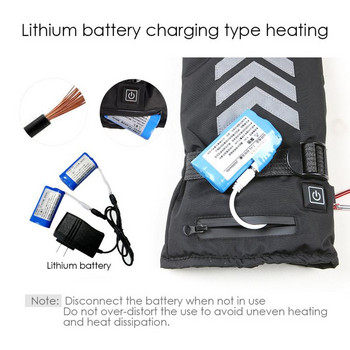 USEU Plug Зимни нагреваеми ръкавици USB акумулаторна батерия Захранване за лов на мотоциклети Затопляне на ръцете за ски колоездене Електрически ръкавици
