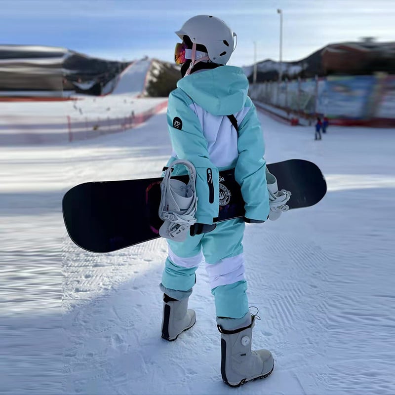 Novi ženski jednodijelni skijaški komplet Muški skijaški kombinezon Zimski vanjski otporan na vjetar Vodootporna jakna za snowboarding Skijaško odijelo Kombinezon