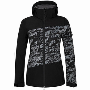 Ženske skijaške jakne S kapuljačom Soft Shell Zimska jakna Vodootporna jakna otporna na vjetar Snowboard Ženska Snowboarding Skijanje Planinarenje Sport