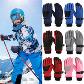 Skijaška djeca Kids Thicken Topla zima Mora otporna na vjetar Vodootporna snijeg Snowboard S rukavicama dugih rukava Dječje skijaške rukavice