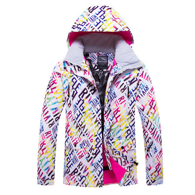 Tople Snowboard Ženske snježne jakne Zimske ženske skijaške jakne s kapuljačom Vodootporna ženska gornja odjeća Sportska planinska trenirka otporna na vjetar
